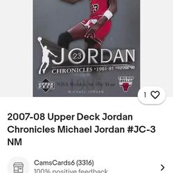 Michael Jordan Playing Cards 