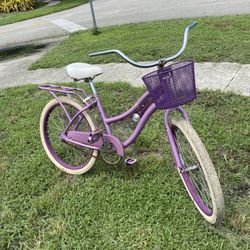 Huffy 24" Nel Lusso Cruiser Bike,Purple, Adult, Women's