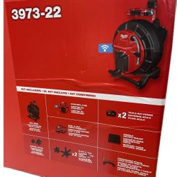 Milwaukee M18 18-Volt Lithium-Ion Cordless 120 ft. Mid-Stiff Modular Pipeline Sewer Inspection Camera System Image Reel Kit  $5499  New