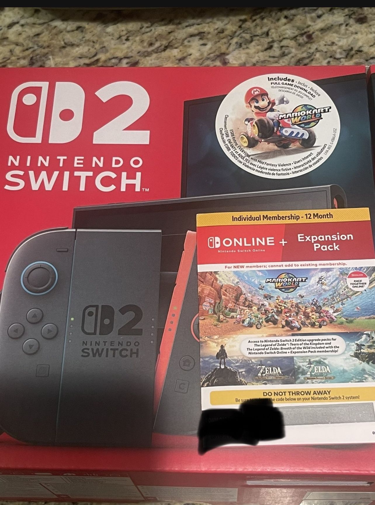 Nintendo Switch 2 With 1 Year Online