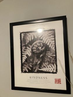 Kindness Framed Motivational Wall Art Print