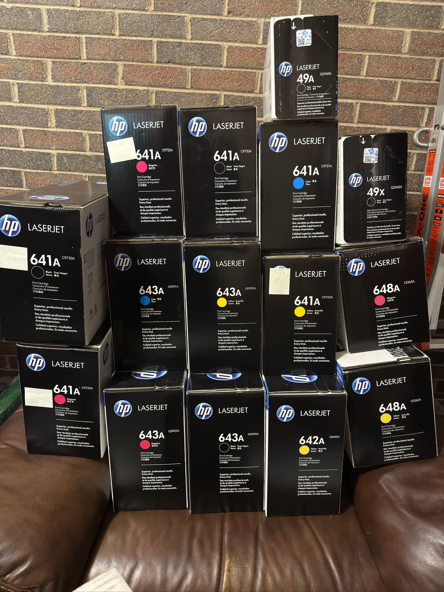 NEW HP LaserJet Toner Cartridge Lot and Fuser Kit