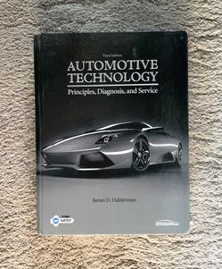 Automotive Technology: Principles, Diagnosis, and Service 3rd Edition Book - 1433 pages - ISBN 978-0-13-175477-5