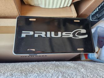 Toyota Prius C Front License Plate Looks New
