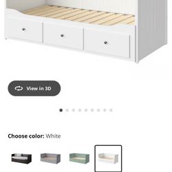 FREE BED Or Day Bed Couch  ! Goes From Single To Double Bed With3 drawers,