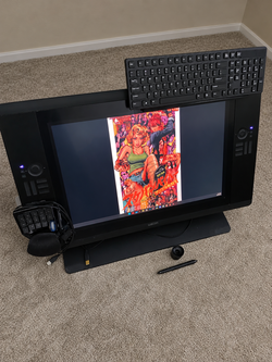 Wacom Cintiq 24HD DTK-2400 + Pen & Keyboard Setup