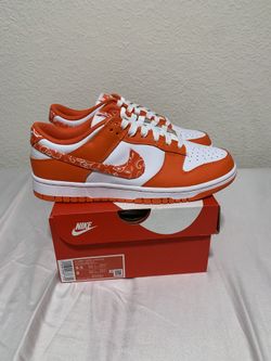 Nike Dunk Low Orange Paisley Women’s Size 9.5