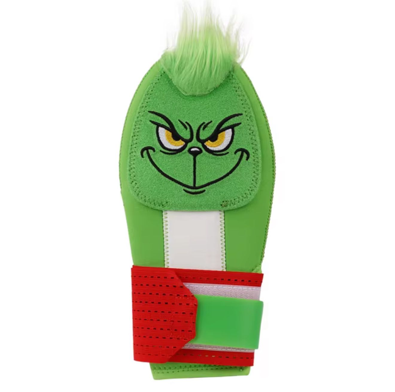 The grinch baseball sliding mitt