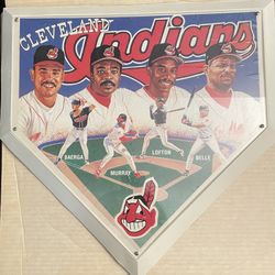 Rare Cleveland Indians Home Plate 1of 10k. COA