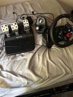 Logitech wheel and shifter
