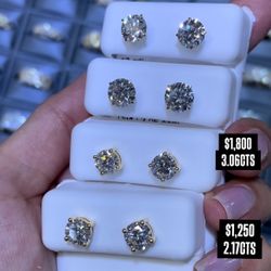 14K 2.17CTS Lab Grown Earrings