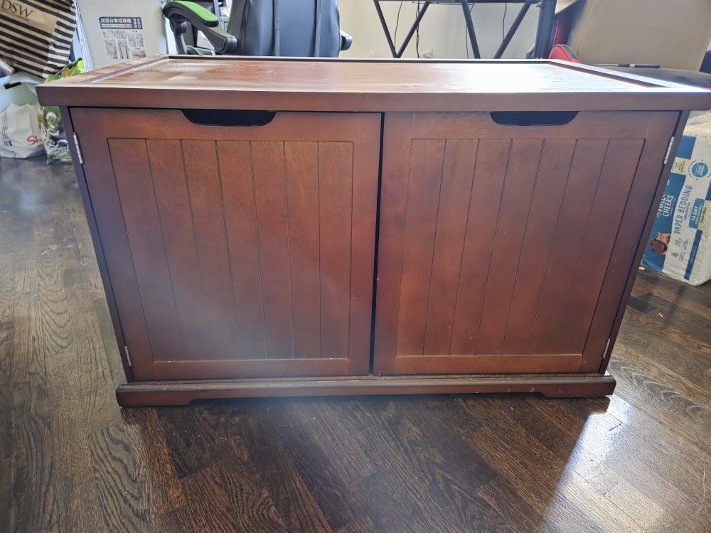 Cat Litter Box Hidder (SOLID WOOD)