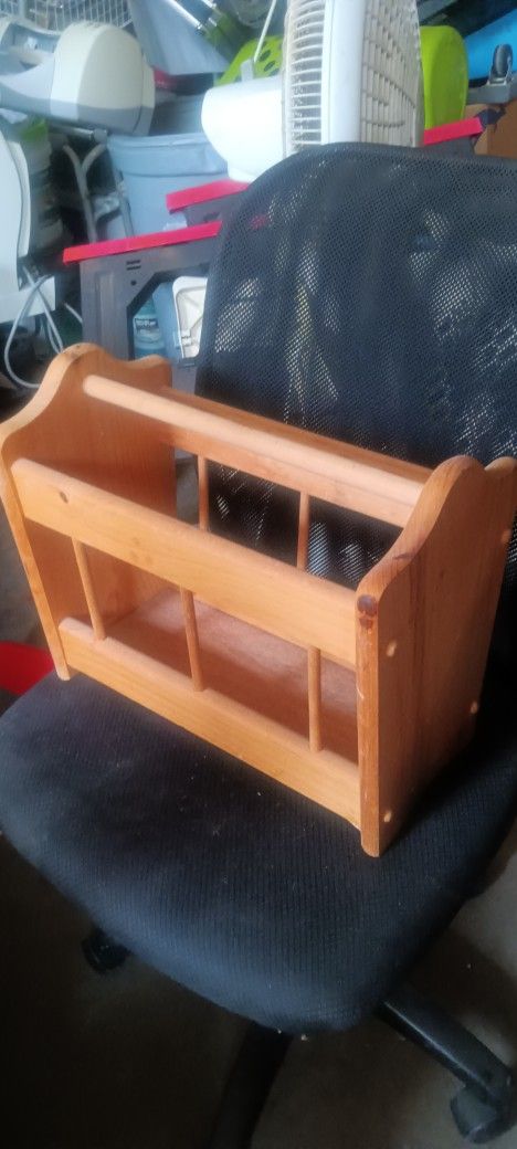 Magazine Rack Wooden