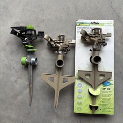 Set Of Three Lawn Sprinklers