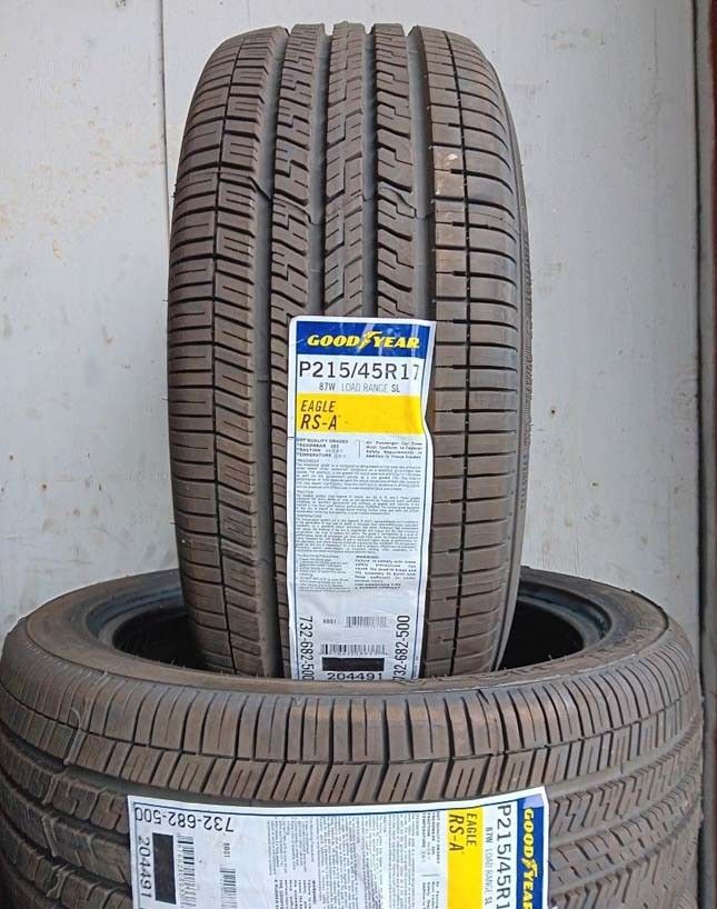 4 New Tires Good Year Sport 215/45/17 Tires