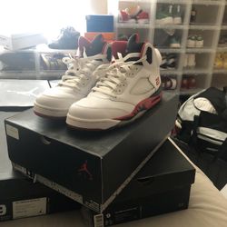 Nike Air Jordan 5 V Retro Fire Red 2013 Men’s Size 9