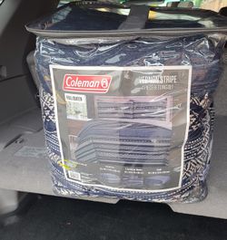 Coleman Vernon Stripe 4pcs Bedding Set Size Queen- Full New Never Used