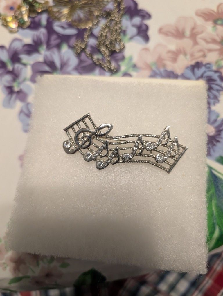 Music Lapel Pin Broach