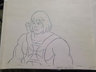 He-Man Masters of the Universe Original Animation Drawings