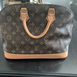 Refinished the leather on my vintage Louis Vuitton Alma bag and