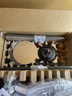 Corinth 72 in. Indoor Matte Black Ceiling Fan with DC Motor and Remote Control Included