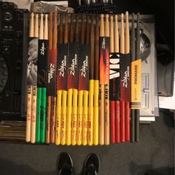 Drum Sticks (Most New & Some Lightly Used For Testing) 