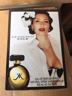 Kim Kardashian perfume $50 orig. $65. parfum Gold scent 100ml big bottle brand new rare hard to find unopened