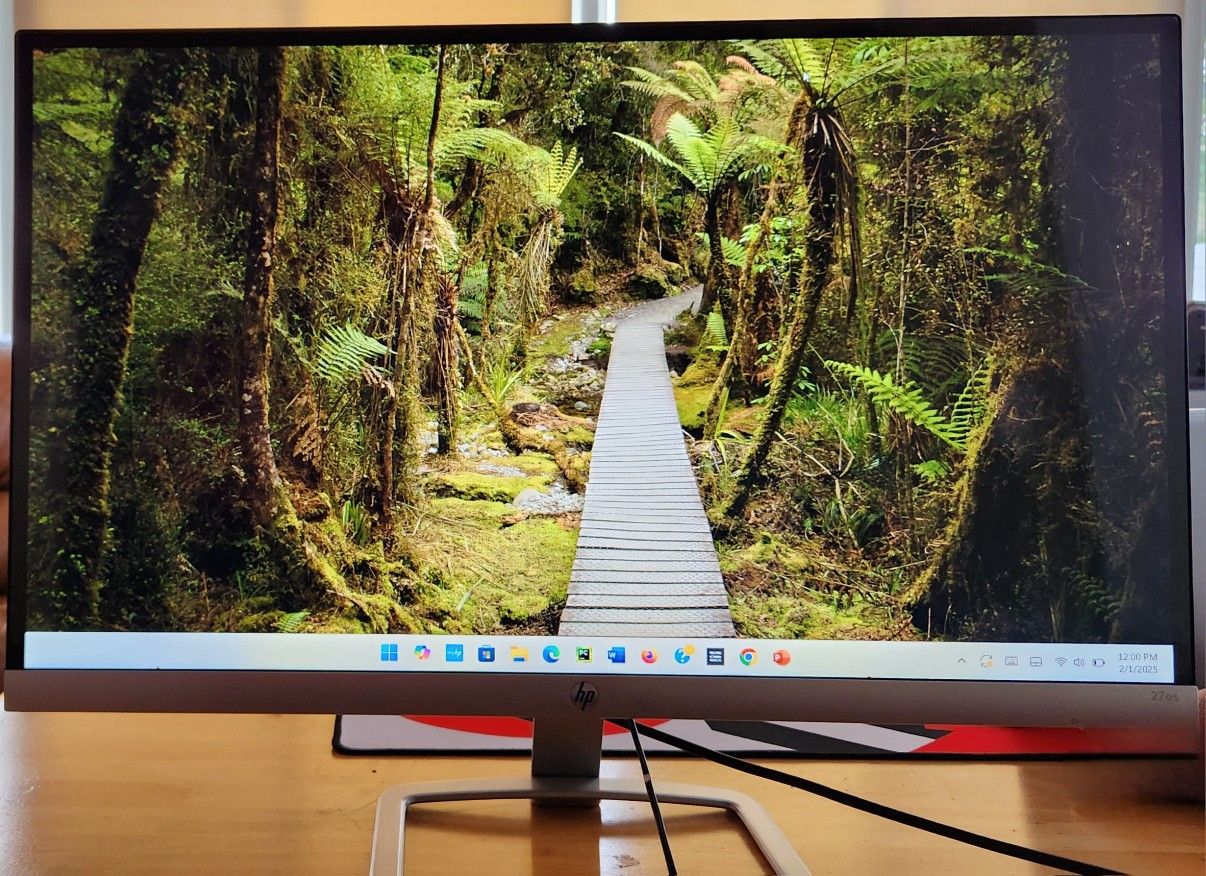 27" HP IPS LED FHD Monitor -Silver