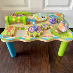 Melissa & Doug First Play Children's Jungle Wooden Activity Table