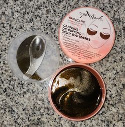 caffeine de-puffing jelly eye masks