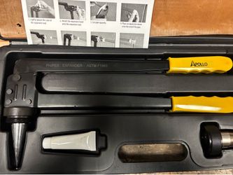 Pipe expansion kit and Milwuakee Pipe tool