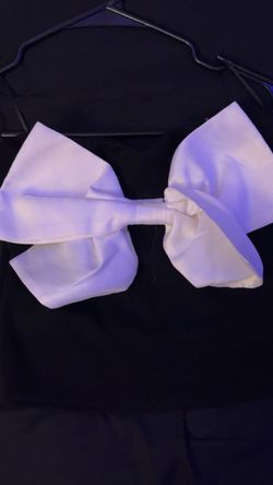black bow tube top