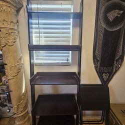 5 Shelf Wall Ladder Storage Rack Organizer