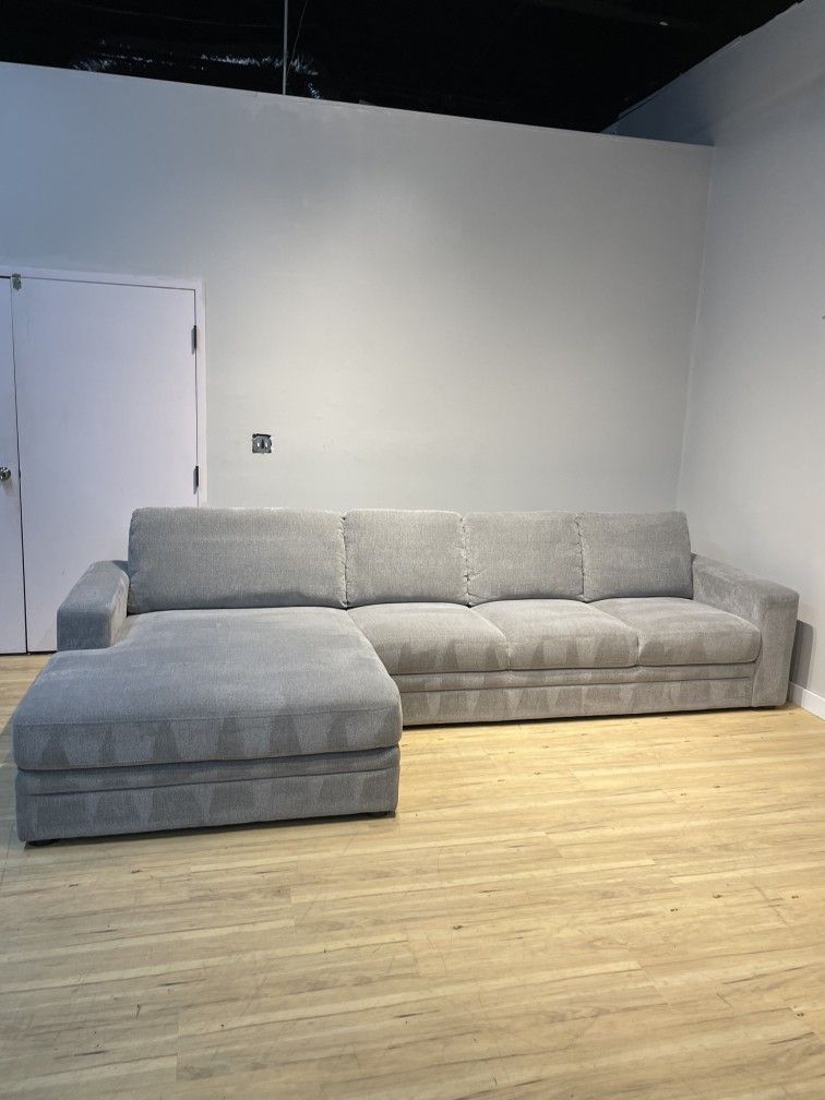 Oversized Sectional Sofa Couch Gray Used