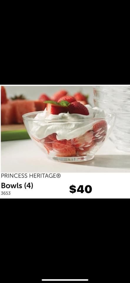 Tazones Pequeños/ Small Bowls Princess Heritage