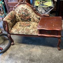Telephone Chair Vintage 