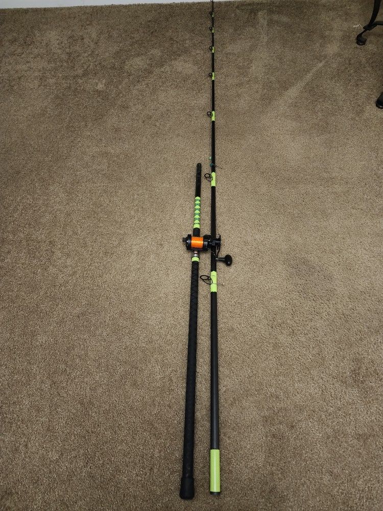 Rainshadow 12'6 Conventional Rod With Penn Fathom 2 15SDCS Casting special. !!CASH ONLY!!