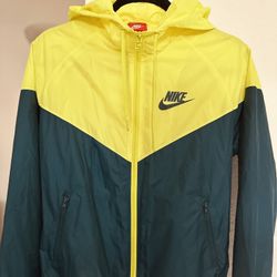 1987 Nike Vintage Blue & Green Windbreaker - Medium