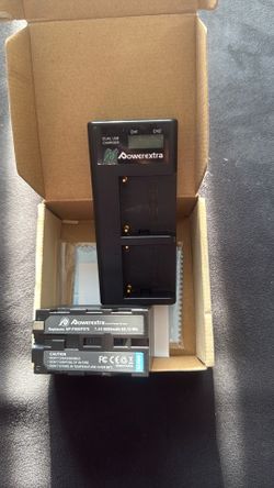 Sony npf battery + charger