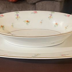 Vintage Lexington China "Patricia" Pattern Serving Set