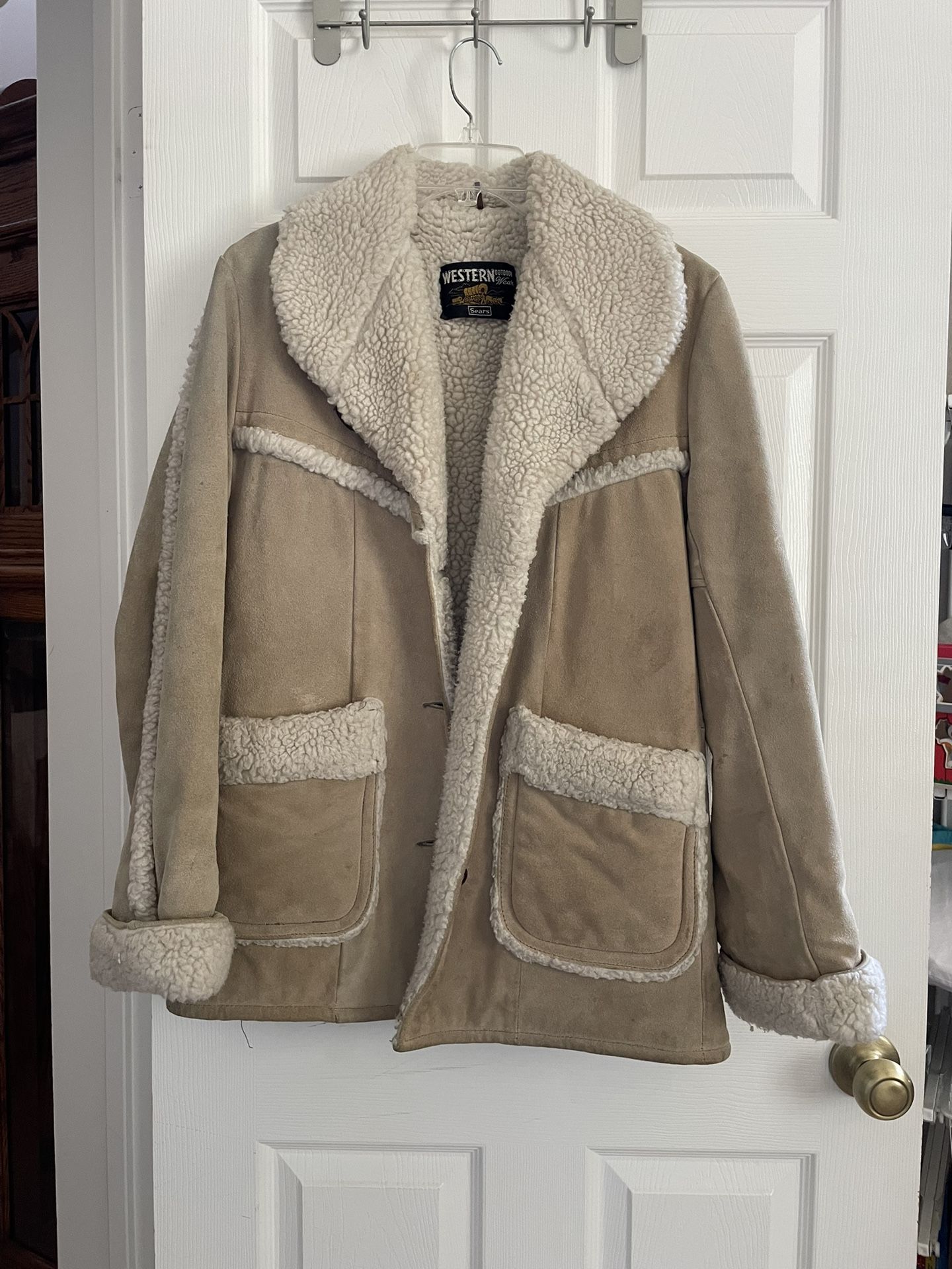 Suede Leather jacket- vintage Sears