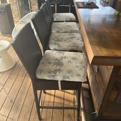4 Bar Chairs For Sale 