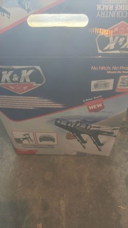 Cross country trunk bike rack