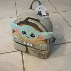 Baby Yoda Star Wars Loungefly Bag With Tag Pickup Only