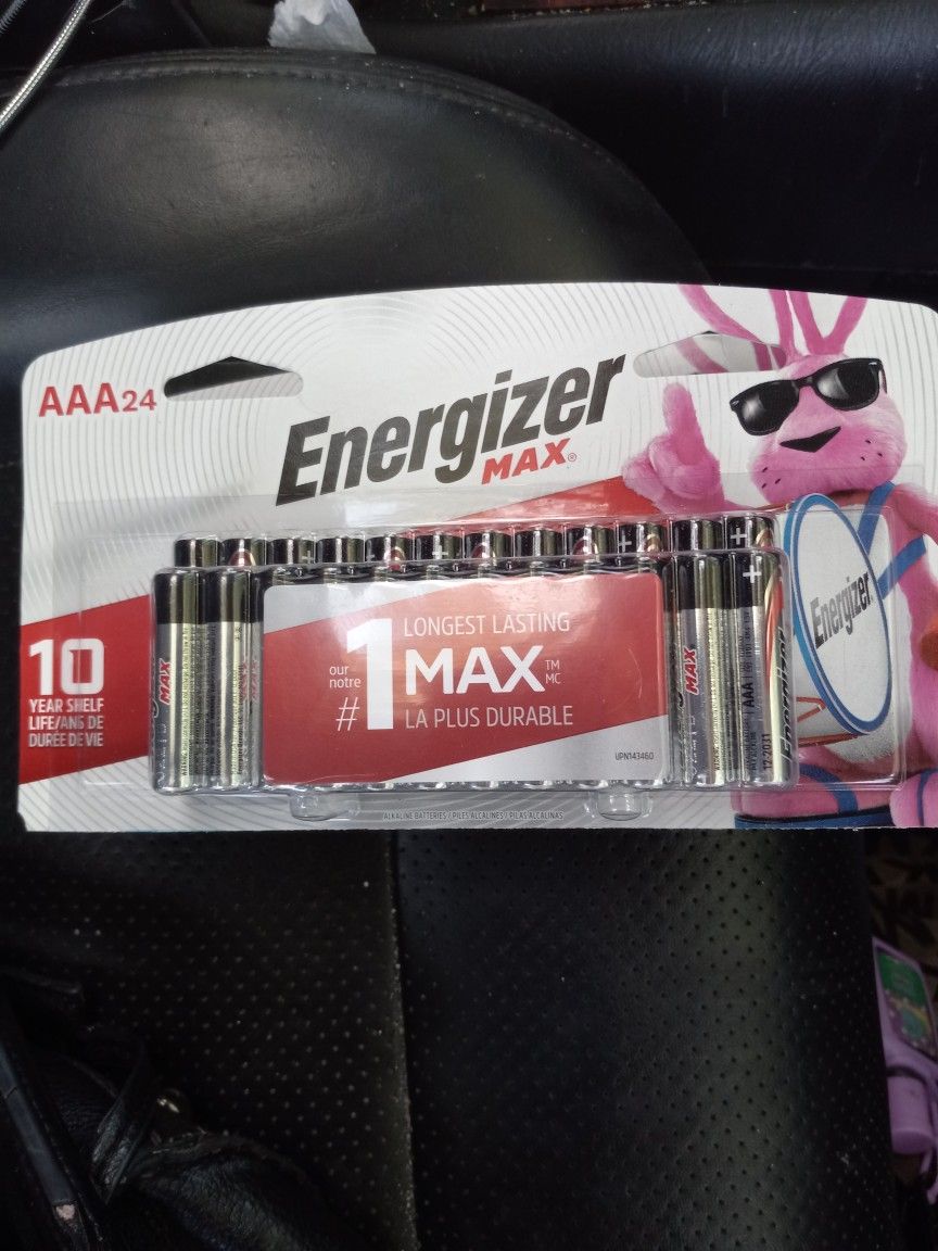 24 Pk Energizer AAA Batteries