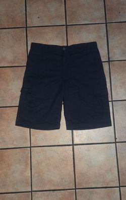 Mens navy blue dickies relaxed fit cargo shorts (W38)