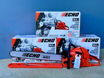 Brand new Echo 24 in. 59.8 cc Gas 2-Stroke Rear Handle Timber Wolf Chainsaw
