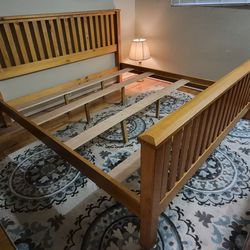 Shaker style King bed frame