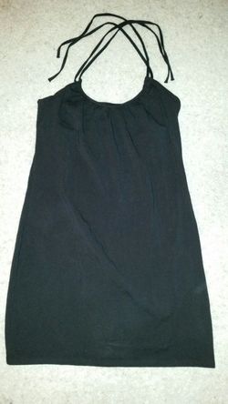 Bra top black halter dress size Medium
