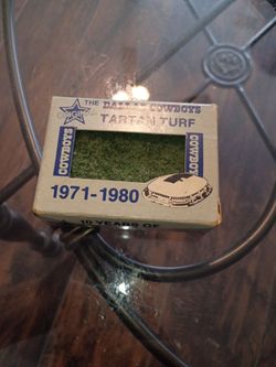 Cowboy's turf from the original stadium